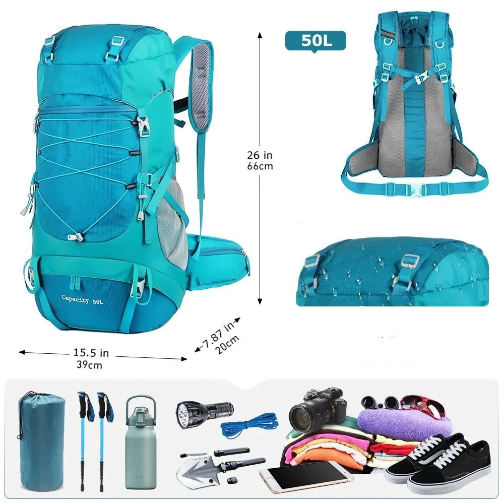 mochila trekking 50L viagem