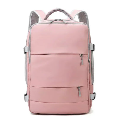 mochila de viagem feminina cabine rosa