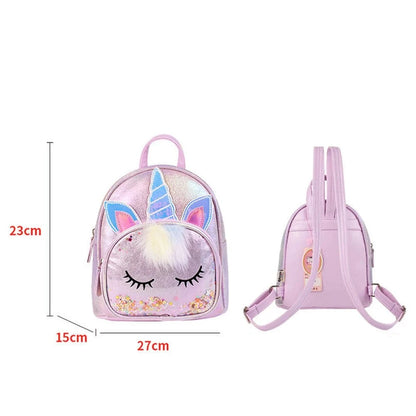 mochila unicornio menina criança