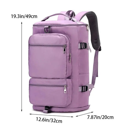 mochila de viagem feminina grande capacidade