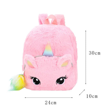 mochila infantil unicornio pequena