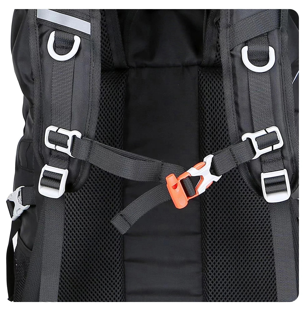 mochila trekking 50 litros ergonomica