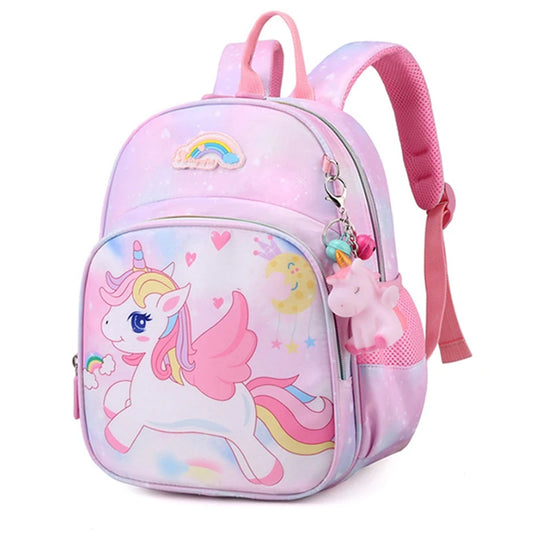 mochila crianca unicornio