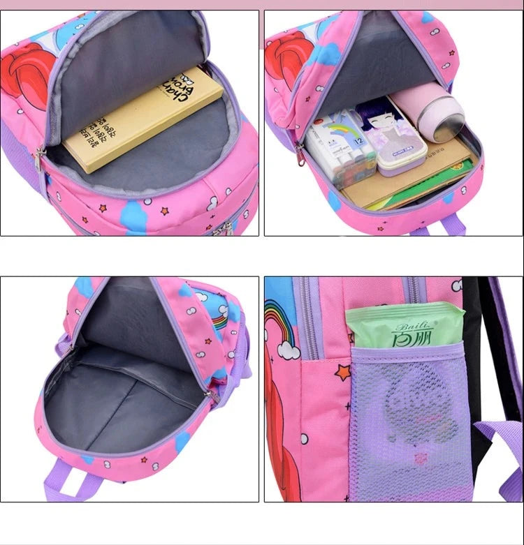 mochila de unicornio para menina escola