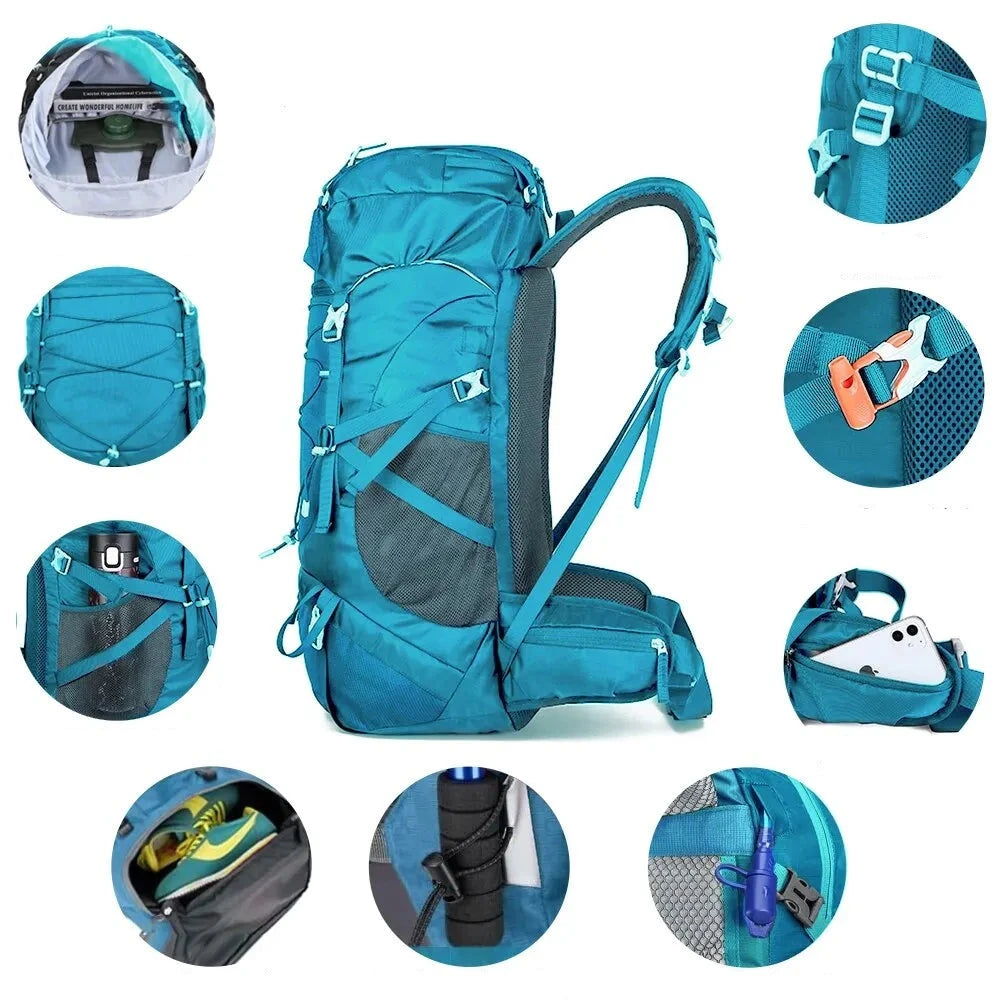 mochila para trekking 50L 