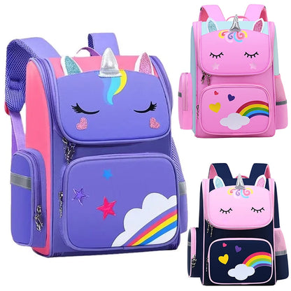 mochilas unicornio escolar menina