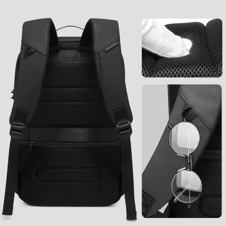 mochila anti roubo para portatil 15.6 homem preto