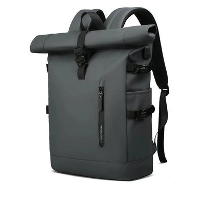 mochila roll top impermeavel usb portatil