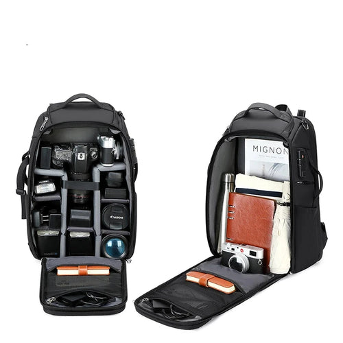 Grande Mochila Fotografia Anti-Roubo e Impermeável