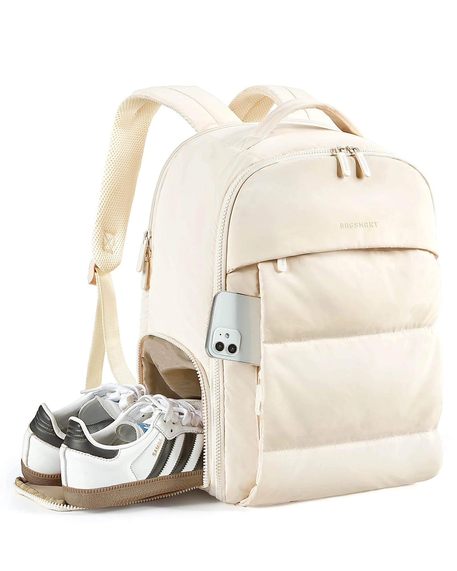 mochila acolchoada para mulher