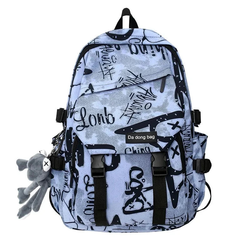 Mochila Adolescente com Graffiti