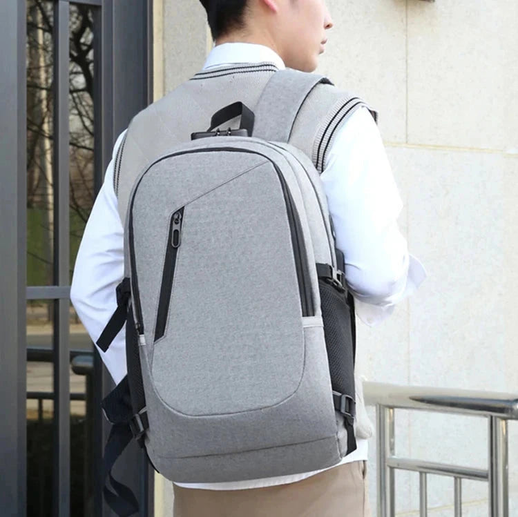 mochila anti roubo com codigo usb