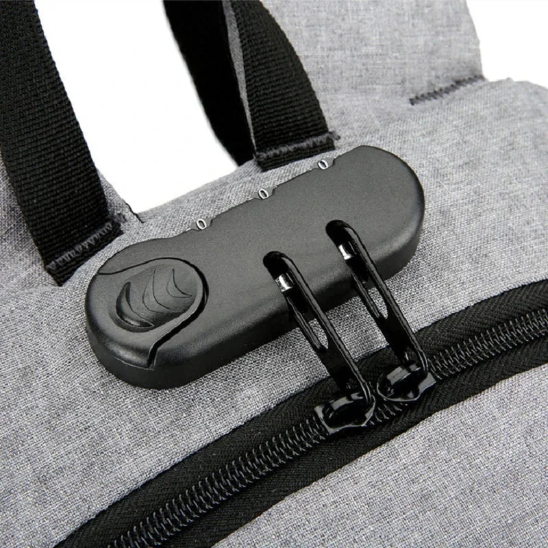 mochila anti roubo com codigo