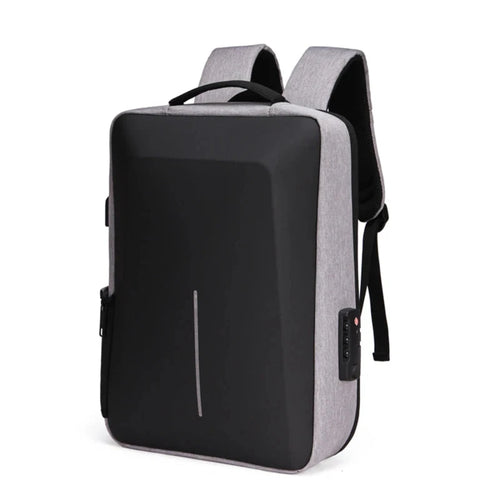 mochila anti roubo com usb homem