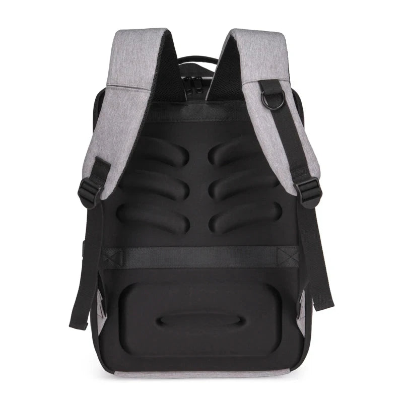 mochila anti roubo com usb homens