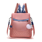 Mochila Anti-Roubo Feminina rosa