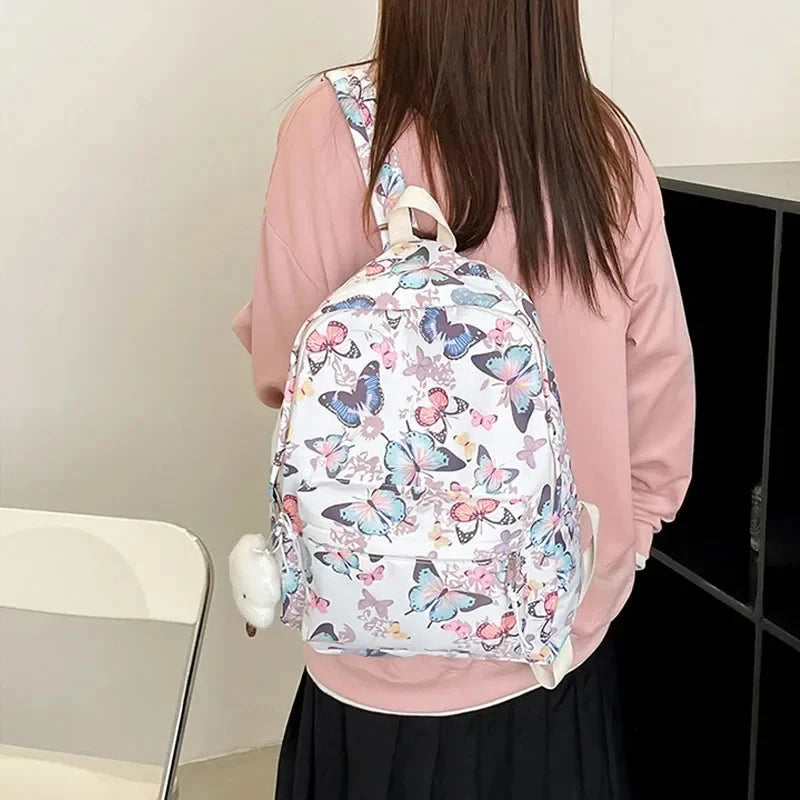 Mochila Borboletas Feminina