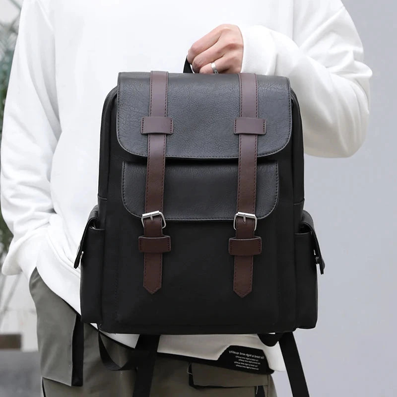 mochila vintage carteiro masculina