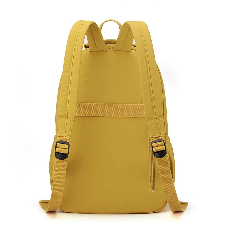 Mochila Amarela Casual Feminina