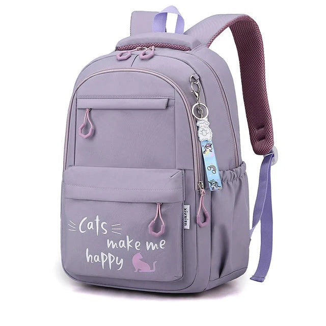 Mochila Cats Make Me Happy