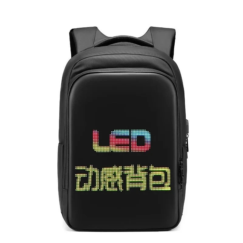 Mochila com Ecrã LED