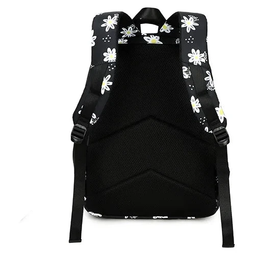 Mochila Escolar de Flores