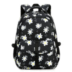 Mochila Escolar com Flores