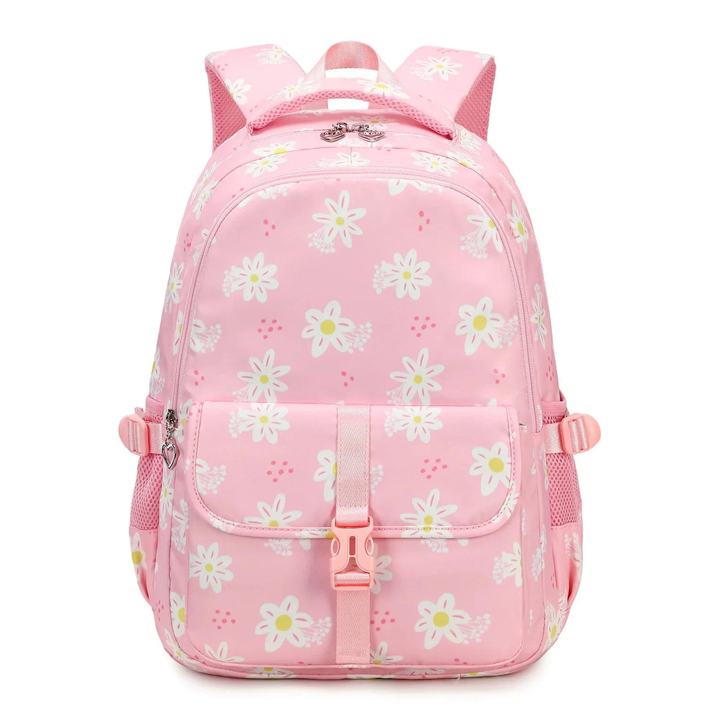 Mochila com Flores Escolar