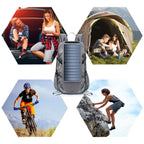 Mochila com Painel Solar campismo