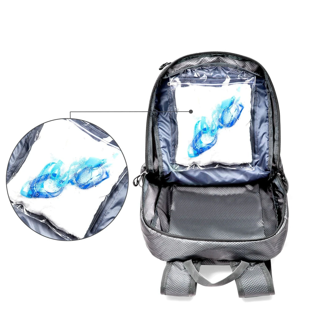 Mochila com Painel Solar carregador usb