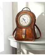 mochila com relogio feminina vintage retro