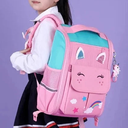 mochila com rodinhas unicornio escolar menina