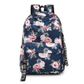 mochila com rosas escolar feminina