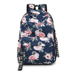 mochila com rosas escolar feminina