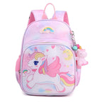 mochila crianca unicornio rosa