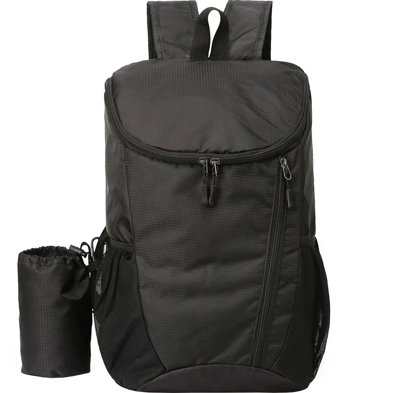 mochila de bolso dobravel 20l preto