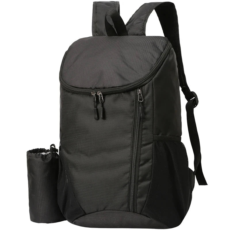 mochila de bolso dobravel 20l preta