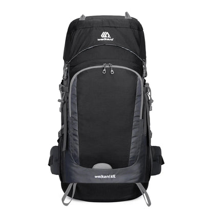 mochila campismo 65l preta