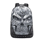 Mochila de Caveira com Tachas prata