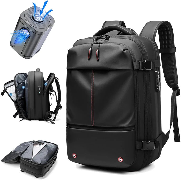 Mochila de Compressão a Vácuo de viagem