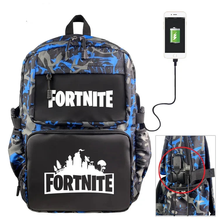 Mochila de Fortnite Escolar usb