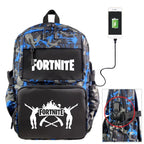 Mochila com usb de Fortnite Escolar