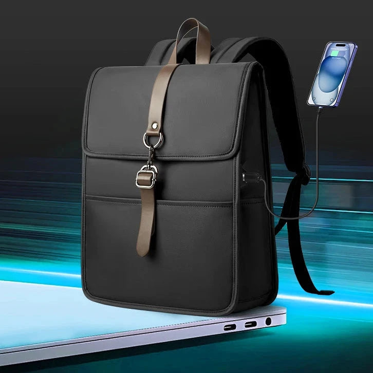 mochila de negocios casual usb