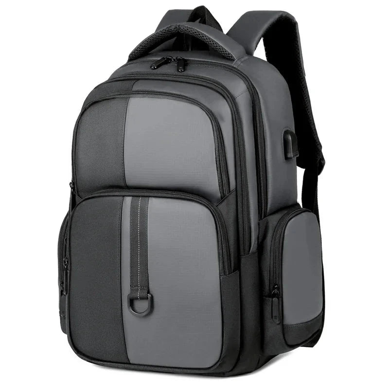 Mochila de Negócios Impermeável com Múltiplos Compartimentos
