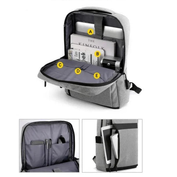 Mochila Negócios Portátil 15.6 Polegadas