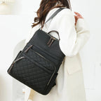 Mochila Mulher Casual Preta Trabalho