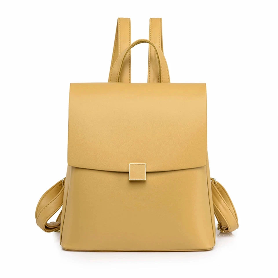 Mochila de Senhora Elegante com Aba Cidade