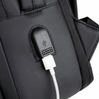 mochila de trabalho usb masculina