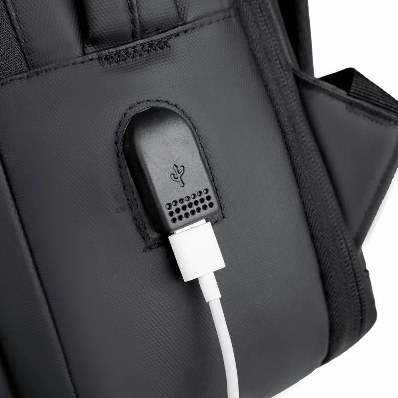 mochila de trabalho usb masculina