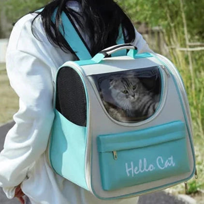 mochila de transporte gatos